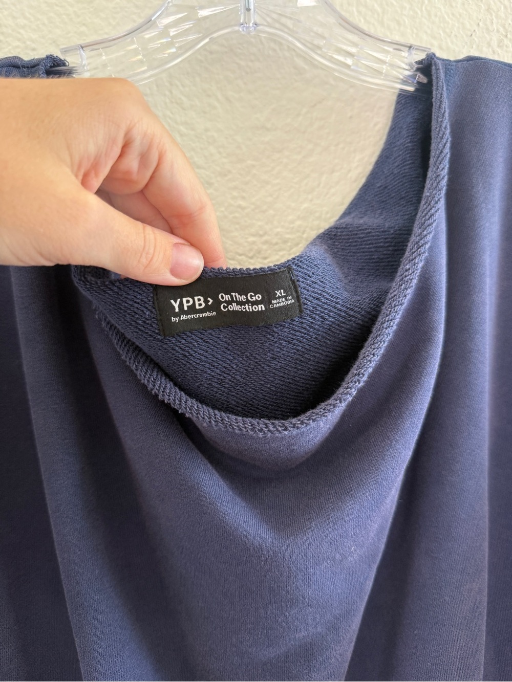Abercrombie & Fitch YPB On The Go Slash Romper in Navy - Picture 5 of 15